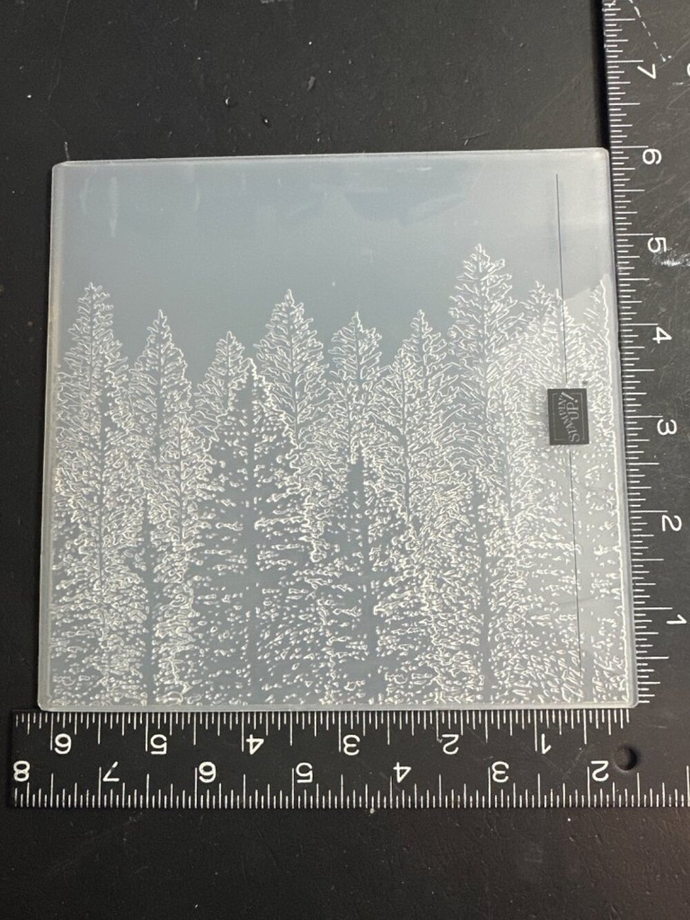 Stampin Up! Evergreen Forest 3D Embossing Folder 6" x 6"